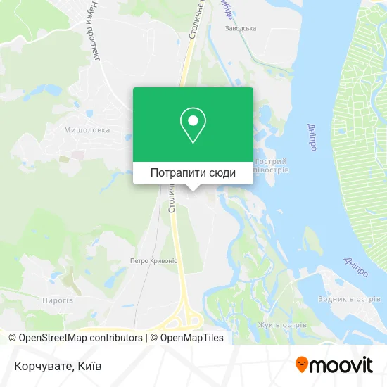 Карта Корчувате