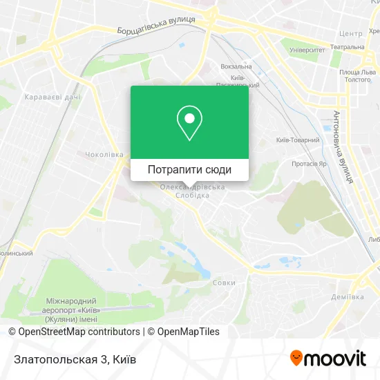 Карта Златопольская 3