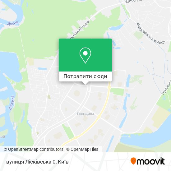Карта вулиця Лісківська 0