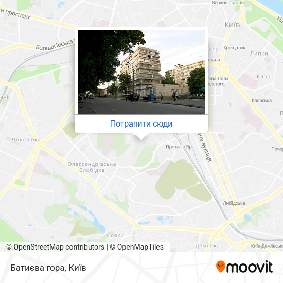 Карта Батиєва гора
