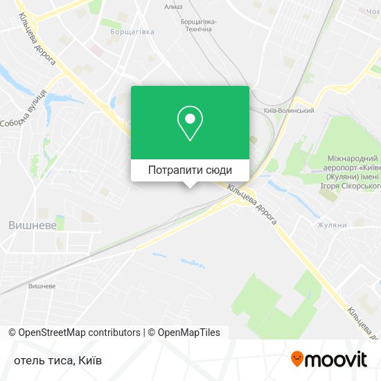 Карта отель тиса