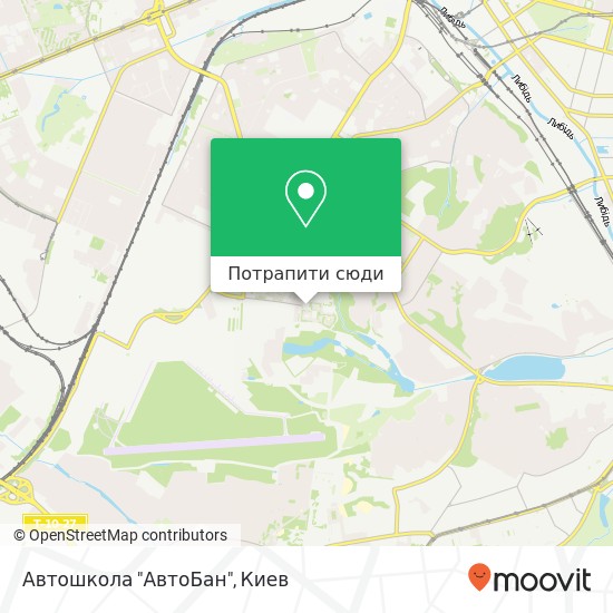 Карта Автошкола "АвтоБан"
