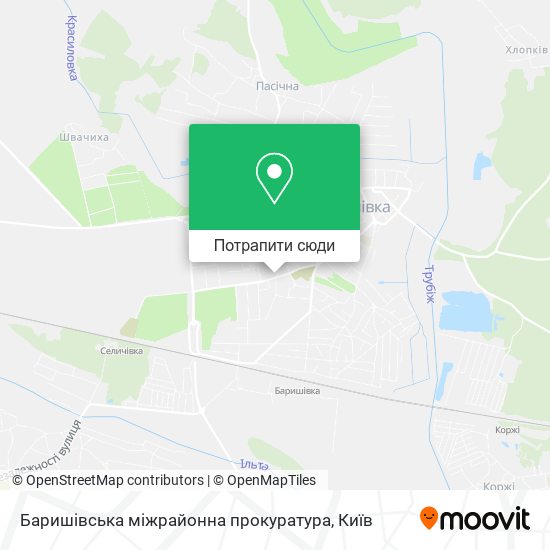 Карта Баришівська міжрайонна прокуратура