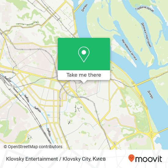 Карта Klovsky Entertainment / Klovsky City