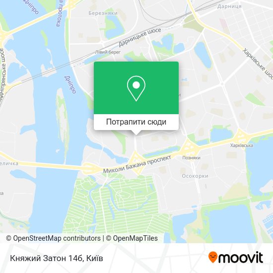 Карта Княжий Затон 14б