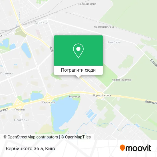 Карта Вербицкого 36 а