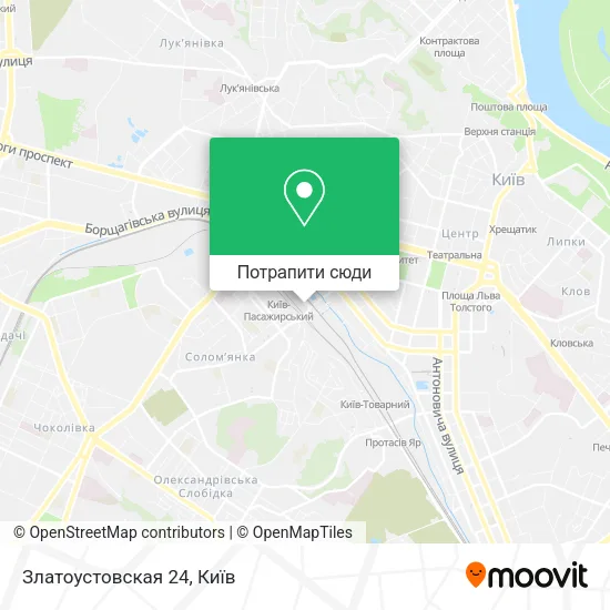 Карта Златоустовская 24