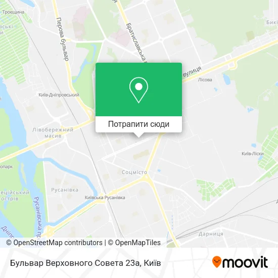 Карта Бульвар Верховного Совета 23а