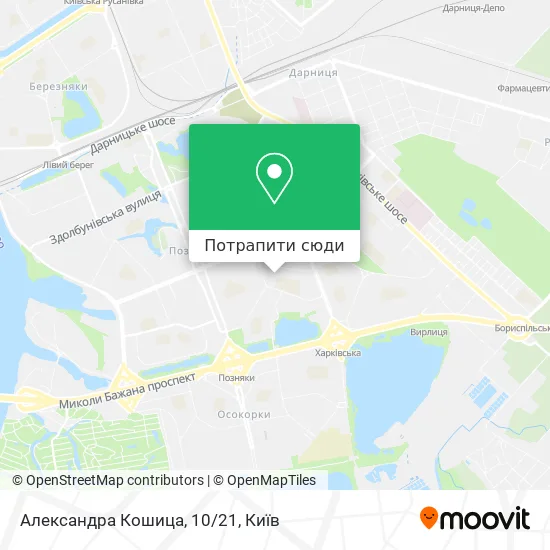 Карта Александра Кошица, 10/21