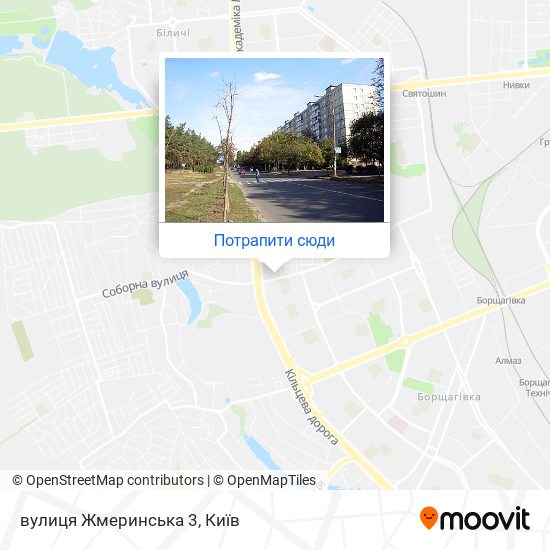 Карта вулиця Жмеринська 3