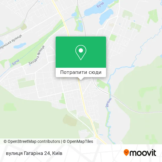Карта вулиця Гагаріна 24