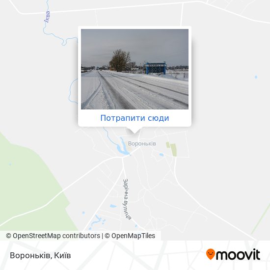 Карта Воронькiв