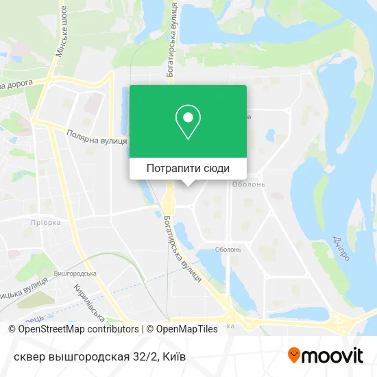 Карта сквер вышгородская 32/2