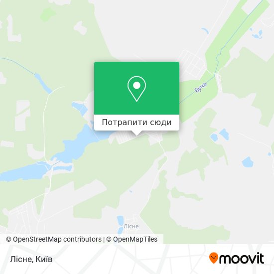 Карта Лісне