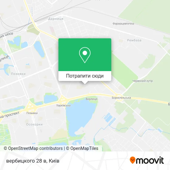 Карта вербицкого 28 в