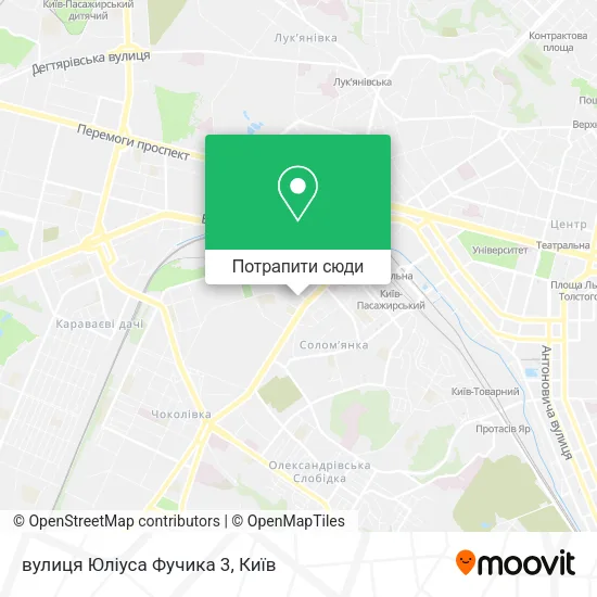 Карта вулиця Юліуса Фучика 3