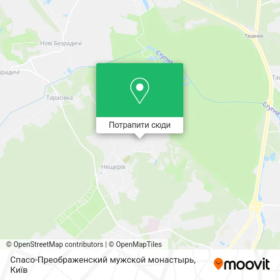 Карта Спасо-Преображенский мужской монастырь