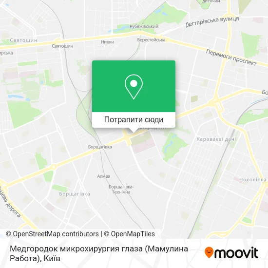 Карта Медгородок микрохирургия глаза (Мамулина Работа)