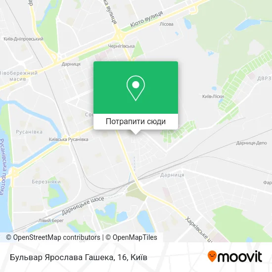 Карта Бульвар Ярослава Гашека, 16