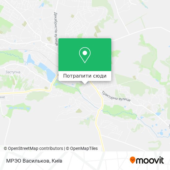 Карта МРЭО Васильков