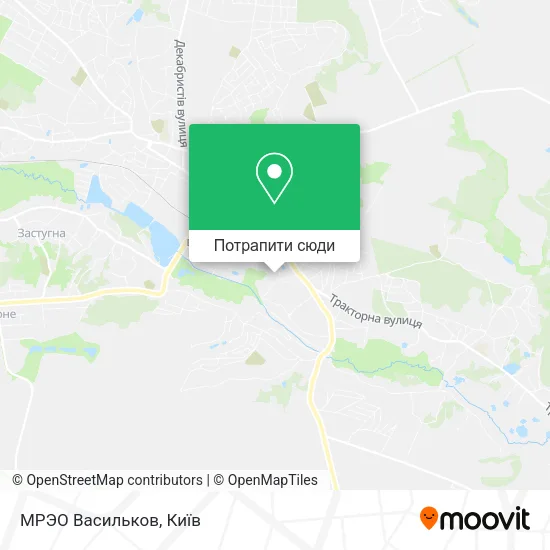 Карта МРЭО Васильков
