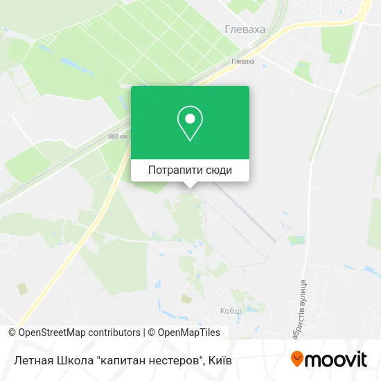 Карта Летная Школа "капитан нестеров"