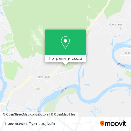 Карта Никольская Пустынь