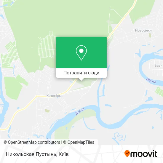 Карта Никольская Пустынь