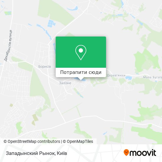 Карта Западынский Рынок