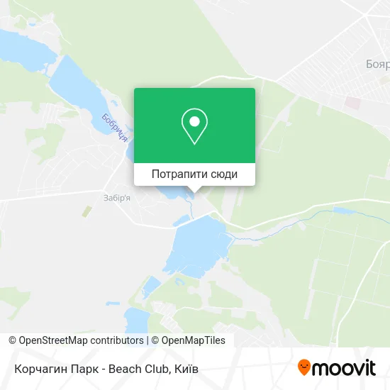 Карта Корчагин Парк - Beach Club