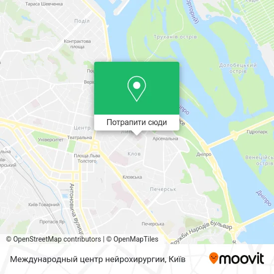 Карта Международный центр нейрохирургии