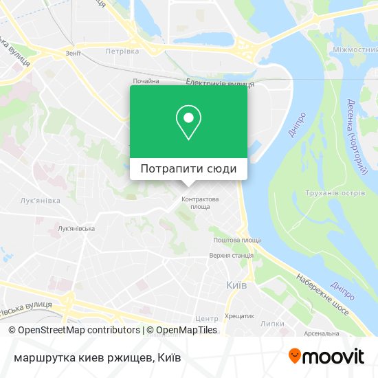 Карта маршрутка киев ржищев