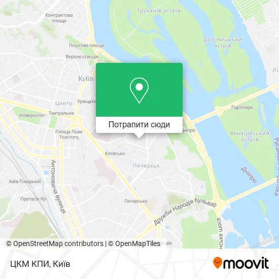 Карта ЦКМ КПИ