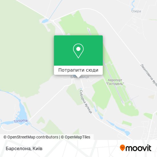 Карта Барселона