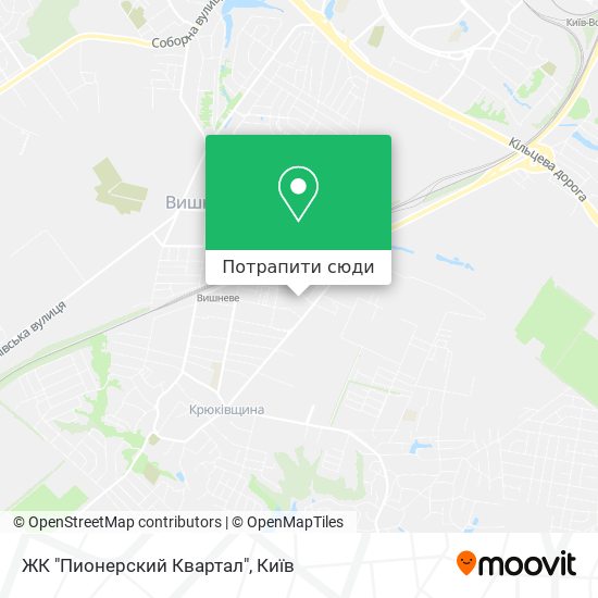Карта ЖК "Пионерский Квартал"