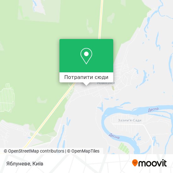 Карта Яблуневе