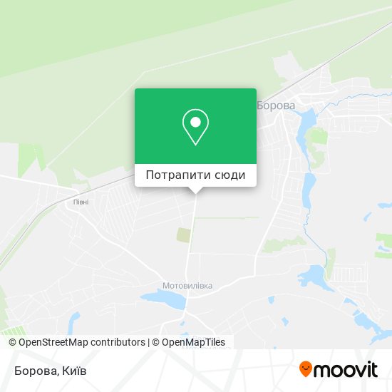 Карта Борова