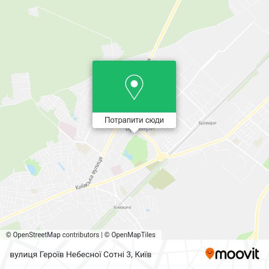 Карта вулиця Героїв Небесної Сотні 3