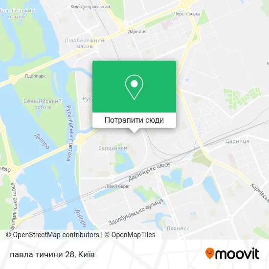 Карта павла тичини 28