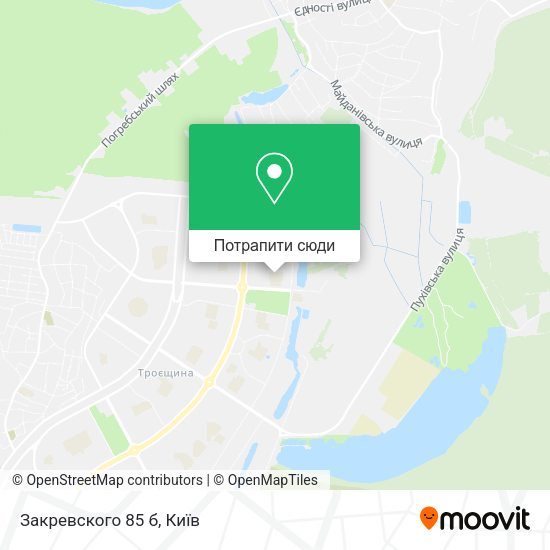 Карта Закревского 85 б