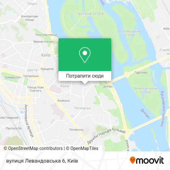 Карта вулиця Левандовська 6