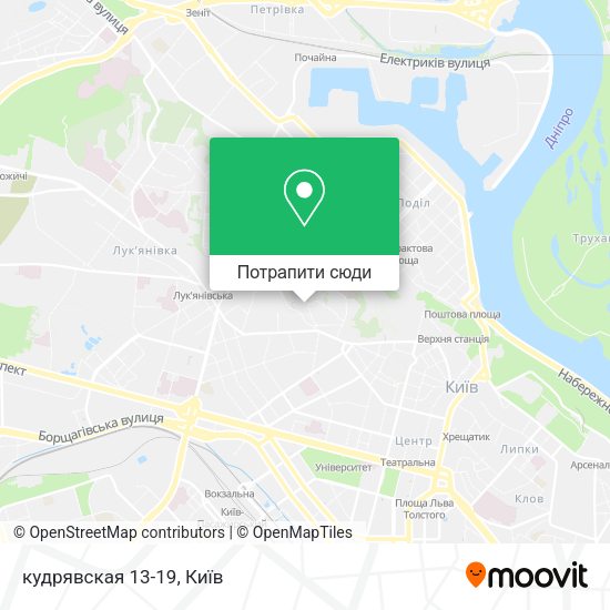 Карта кудрявская 13-19