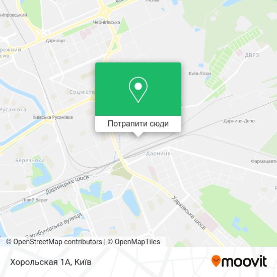 Карта Хорольская 1А