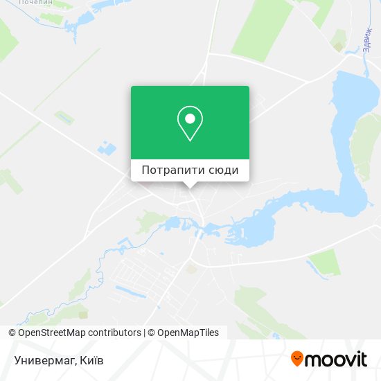 Карта Универмаг