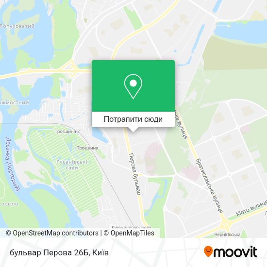 Карта бульвар Перова 26Б