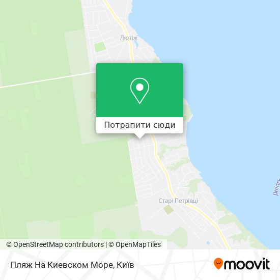 Карта Пляж На Киевском Море