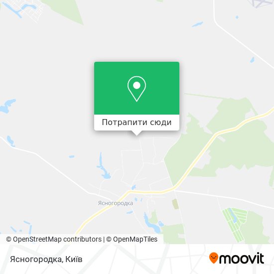 Карта Ясногородка