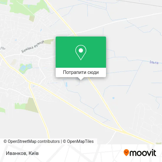 Карта Иванков