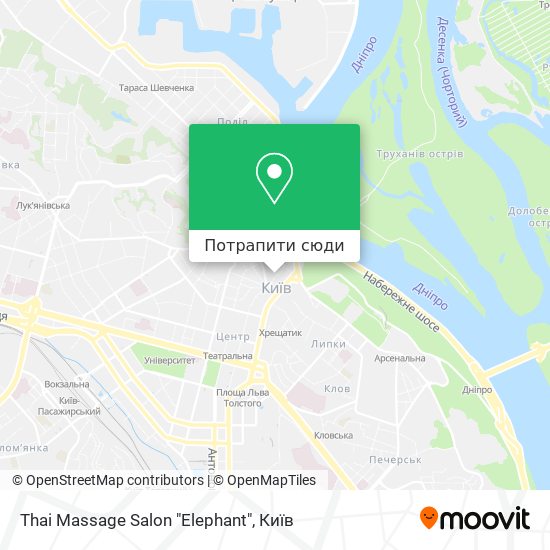 Карта Thai Massage Salon "Elephant"