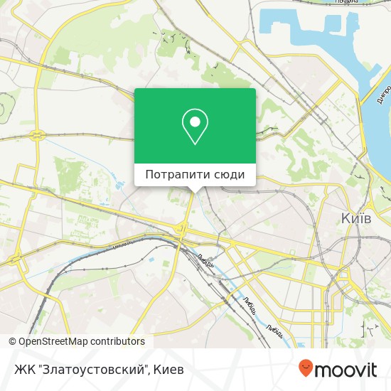 Карта ЖК "Златоустовский"